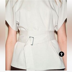 ZARA Belted Tee Shirt.